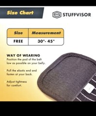 NEW Maternity Support Band. Back, Lumbar Abdominal Relief. Color Blk. NEW
