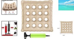 Pressure Relief Air Cushion for Wheelchair & Office, 18.9″x18.9″,“Hypoallergenic