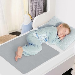 Bed Pads Washable Waterproof 34“ x 36“ (Pack of 4), Reusable Incontinence Gray
