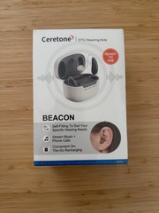 Ceretone Beacon Silver OTC Receiver-In-Canal Hearing Aids