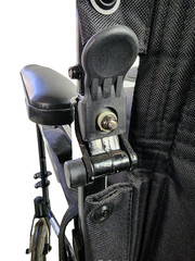 DRIVE Aluminum Transport Wheelchair Chair Steel ATC19-Black 8″ Wheel 300 lb