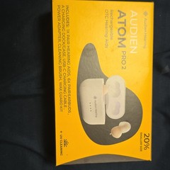 Audien Hearing ATOM Pro 2 ITC Rechargeable Hearing Aids w/ Charging Case