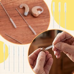Hearing Aid Cleaning Tool Vent Tube Brush for Clean Small Holes or Pipes