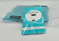 VIVE Crutch Pads Underarm Cushions Teal Pair w Manual New Open Box