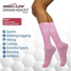 Classic Compression Socks (15-20 mm/Hg) Anti-Fatigue,Black, Blue, Pink and White
