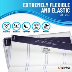 Bariatric Abdominal Binder,12-Inch Wide Elastic Belly Wrap for Plus-Size Men …