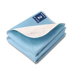 2 Pack 34″x52″ Washable Waterproof Incontinence Bed Pads Reusable Pee Pad