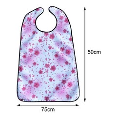 Adult Bibs for Eating Waterproof Full Protection for Elderly Women and Men White