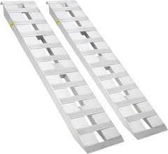 GARVEE Heavy Duty Aluminum Trailer Ramps 84″ 6000 LB Non Slip Stair Step Design
