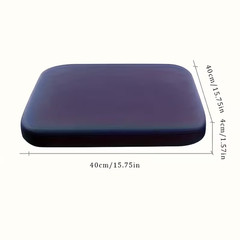 1.5″ Thick Memory Foam Seat Cushion Pad Office Truck Chair Detachable Cover