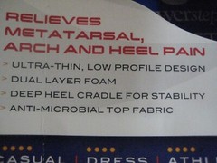 Powerstep ORIGINAL Full Length Orthotic Insoles Two Sizes