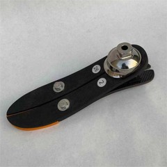 Carbon Fiber Prosthetic Foot Kit w/ Shell, Sock & Forefoot Pad 22-28cm L/R