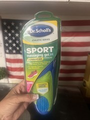 Dr Scholls Sport Massaging Gel Advanced Shoe Insoles Women Size 6-10 (1 PAIR)