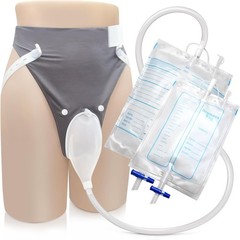 Condom Catheters for Elderly Men Age 80, External Catheter with 2 Urine