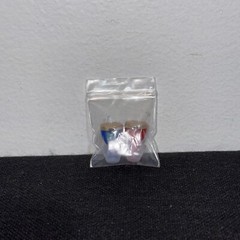 Chosgo Hearing Aids w/ Case Red + Blue Noise Reduction Rechargeable Open Box OBO