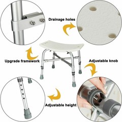 Bariatric Shower Bench Bath Chair Heavy Duty Bathroom Tool 450 LBS