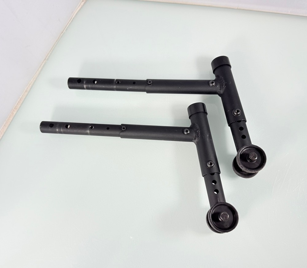 Ki Mobility Focus CR Anti-Tip Assembly Bars (PAIR) Wheelie Bar Stoppers – Black