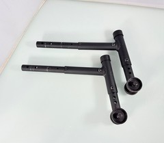 Ki Mobility Focus CR Anti-Tip Assembly Bars (PAIR) Wheelie Bar Stoppers – Black
