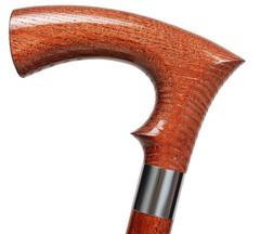 Dr. Watson – Handcrafted Wooden Walking Stick, Walking Cane with Duke Handle