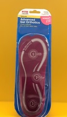 CVS COMFORT ADVANCED GEL ORTHOTICS WOMEN’S FITS 6-10 ONE PAIR – READ