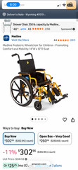 *New in box* Medline Excel Kidz 14 Pediatric Wheelchair