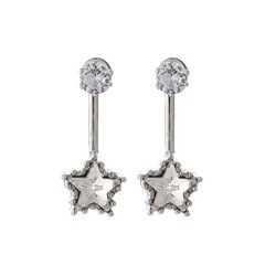 Allergy Safe Twinkle Star Studs Everyday Wear Zinc Alloy Fashion Accessory