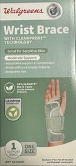 New Wrist Brace With Cleanprene technology For Sensitive Skin