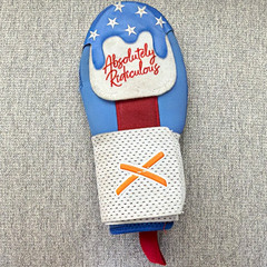 Hand Wrist Brace Adjustable One Size Immobilization Protection Stars Blue Red