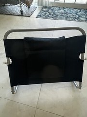 Aluminum Portable/Folding Adjustable. Bed Backrest Dark Blue/silver NEW