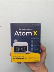 Audien Hearing ATOM X -Rechargeable OTC Hearing Aids -NEWEST MODEL-BRAND NEW!!