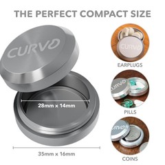 CURVD Premium Carrying Case – Durable Travel Keychain One Size, Honey