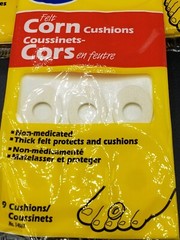 Vintage Dr Scholls Foam Bunion Felt Corn Cushions NOS 3-Pack Lot Pharmacy