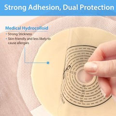 60 Pack Colostomy Bags Ostomy Supplies, One Piece Ostomy Colostomy Bags with …