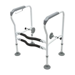 Adjustable Toilet Safety Rail Floor-Standing Grab Bar for Elderly Handicap