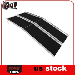 10ft Aluminum Multi-Folding Wheelchair Ramp Scooter Mobility Portable Ramp