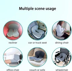 Celinva Orthopedic Cushion, Seat Cushion for Office Chair and Car, Ergonomic