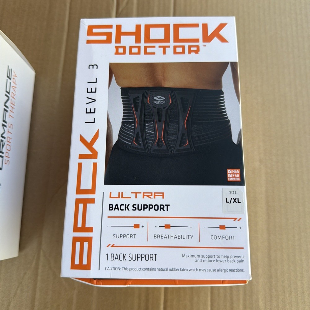 New! Shock doctor ultra back support level three size L/XL 34–38