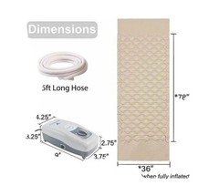 Vaunn Medical Alternating Pressure (Twin) Mattress – Whisper Quiet Electric Pump