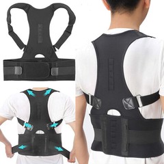 US Posture Corrector Support Magnetic Back Shoulder Brace Belt For Men Women hot