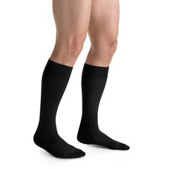 JOBST for Men Casual Knee High Support Socks-20-30 mmHg-Black-Small-113116-NEW