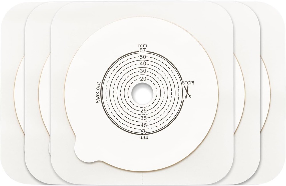 Adhesive Skin Barriers Wafer for KONWEDA Ostomy Two-Piece Bag System (Only…