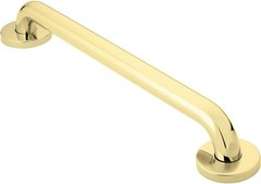 Bathroom Polished Brass Safety 24-Inch Shower Grab Bar W/ Concealed Screws