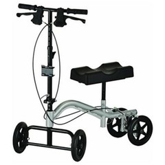 Nova Knee Scooter TKW-12 Adjustable Steerable Black w/Basket 300 lb capacity