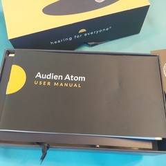 Audien ATOM Wireless Rechargeable Over The Counter Hearing Aid Open Box