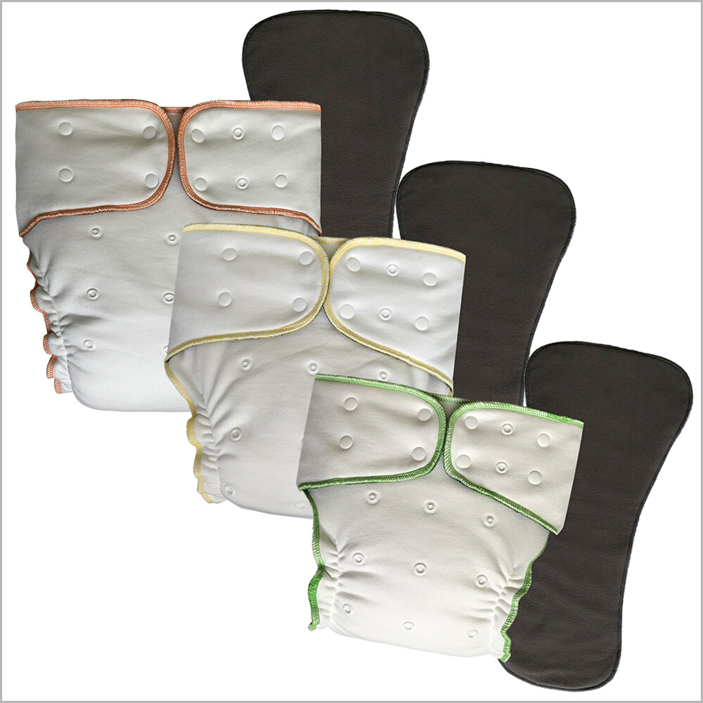 ECOABLE Incontinence Fitted Cloth Diaper & Insert for Special Needs Adults