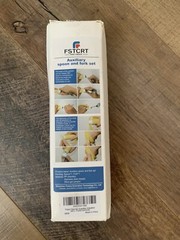 Fstcrt Adaptive Utensils Spoons Forks Set Weighted LIMITED HAND MOBILITY