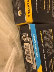 3 Dr. Scholl’s Copper-Infused Compression Calf Sleeves, Level 1 Sz S/M Black NEW