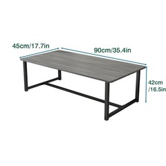 Juissano Farmhouse Coffee Table Rectangular Center Table For Living Room Table