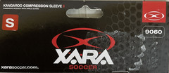 XARA 9060 Kangaroo Compression Ankle Guard Sleeve Black Small