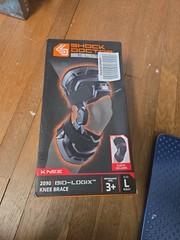 Shock Doctor Bio-Logix Knee Brace RIGHT KNEE – Black – L